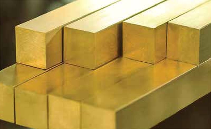 Solid Square Bars brass rods